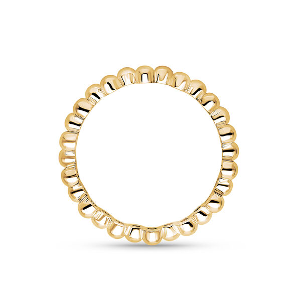 Stackable Splash Ring, Yellow Gold